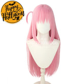 【In Stock】Comics Bocchi The Rock Cosplay Gotoh Hitori Pink Long Wig Wigs